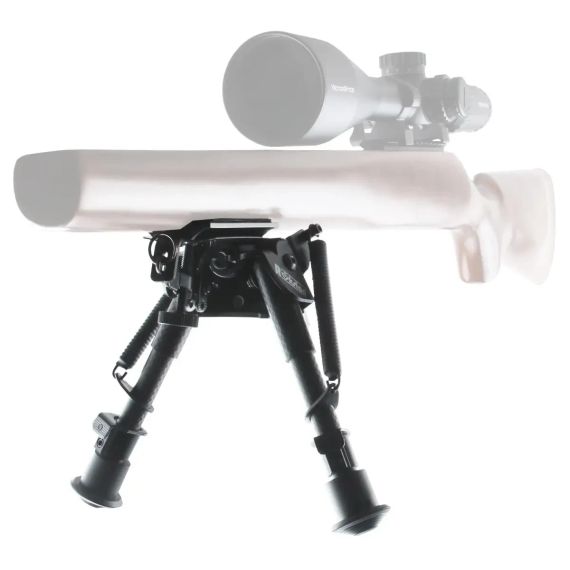 Сошки VECTOR OPTICS 15.2см-22.9см, підпружинені на антабку Тактичні сошки Сошки на планку Вівера Сошки на автомат | Зображення 1