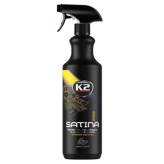 Средство по уходу за приборной панелью и пластиковыми деталями K2 Satina Pro "Энергия фруктов" 1 л (D5021)