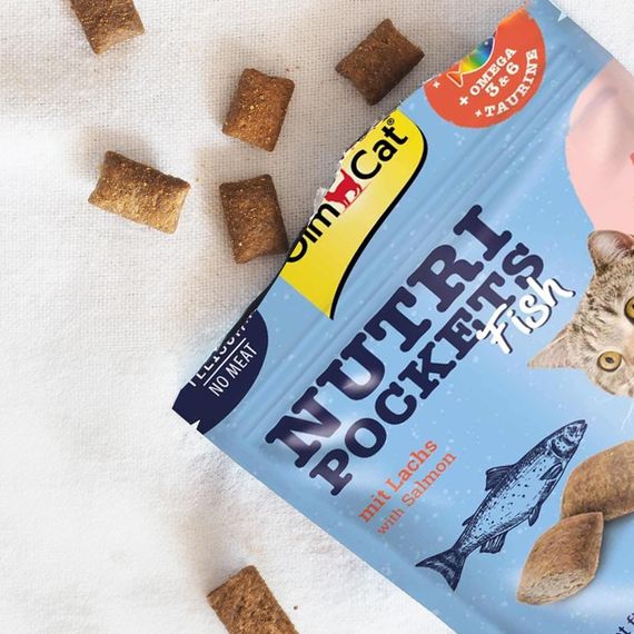 Ласощі Nutri Pockets для котів Рибні Лосось 60г | Зображення 5