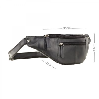 Сумка Visconti 721 Bumbag Large Black (721 BLK) | Зображення 2