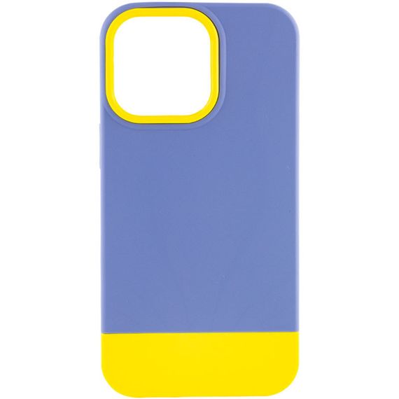 Чохол TPU+PC Bichromatic для Apple iPhone 13 Pro (6.1") Силікон, Blue / Yellow