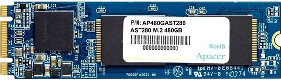 SSD накопичувач Apacer AST280 480GB M.2 SATA TLC (AP480GAST280-1)