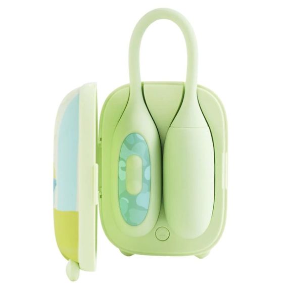 Віброяйце та вакуумний стимулятор для клітора 2в1 BeYourLover Magic Suitcase в зарядному кейсі, зелений Sex Aura