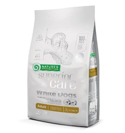 Nature's Protection Superior Care White Dogs Adult Small and Mini Breeds Сухий корм для собак з білою шерстю 1.5 кг