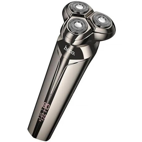 Портативна електробритва Hoco HP39 Three-head shaver Metal gray | Зображення 3
