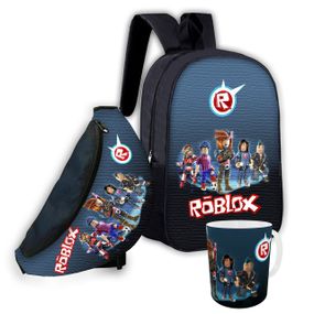 Набор детский Роблокс"Roblox" рюкзак 36х27см сумка-бананка,кружка с принтом для мальчика (01579)