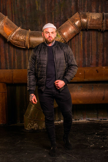 Бомбер Манжет чёрный S L | Зображення 1