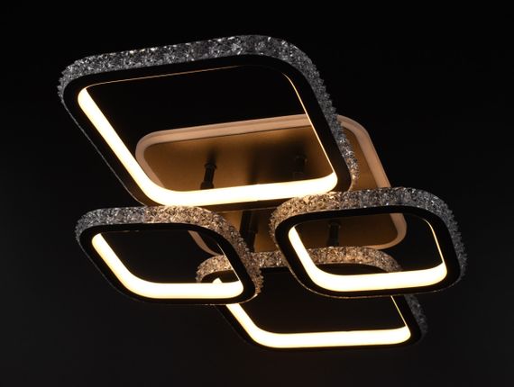 Люстра світлодіодна стельова LED світильник для квартири на стелю лед 26322 Білий 12х41х60 см. | Зображення 2