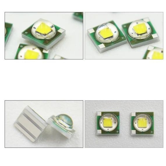 Светодиод зеленый Cree XPE 3535 SMD LED 520-525nm 3W мощный светодиодный чип для освещения | Зображення 3