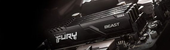 Память ПК Kingston DDR4 32GB KIT (16GBx2) 3200 FURY Beast KF432C16BBK2/32 | Зображення 7
