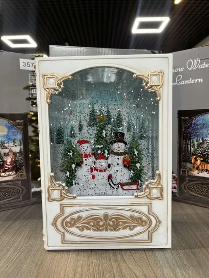 Новорічний музичний нічник-світильник,Сніговик (G3579/3)(WB) | Зображення 2