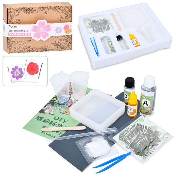 Детский набор для творчества "Cухоцвет" FG231102004M, пинцет, краска, застывающая жидкость