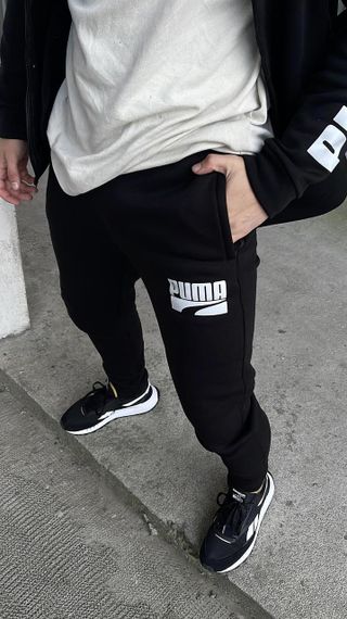 Чоловічий спортивний костюм Puma чорний | Зображення 6
