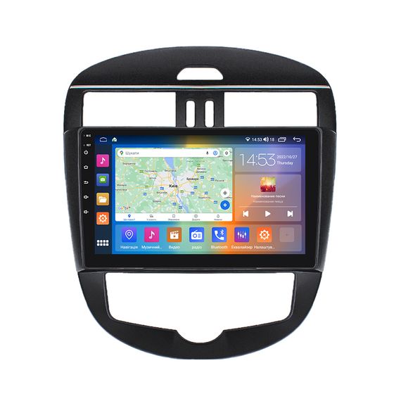 Штатна магнітола 10" Lesko для Nissan Pulsar VI (C13) 2014-2018 2/32Gb CarPlay 4G Wi-Fi GPS Prime Ниссан