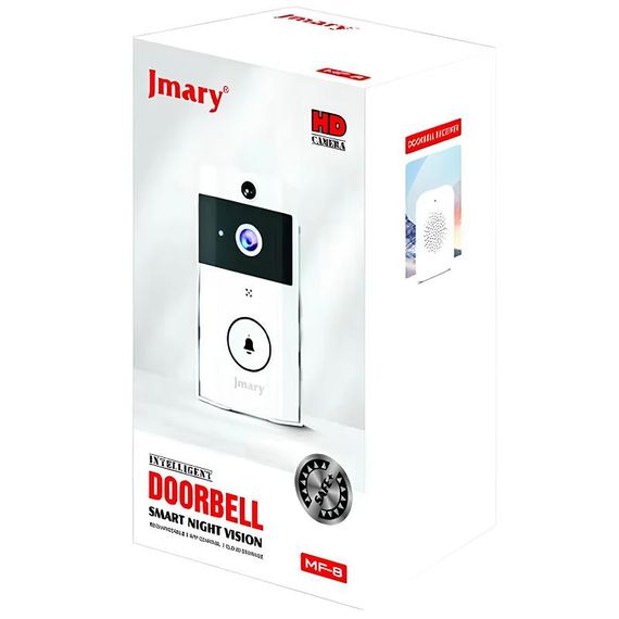 Видеодомофон Jmary MF-8 Smart video intercom 800 mAh White | Зображення 3