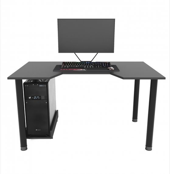 Стол компьютерный ZEUS GAMER-3 черный | Зображення 4