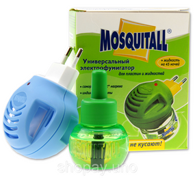 Комплект від комарів, прилад + рідина 45 ночей Mosquitall універсальний захист