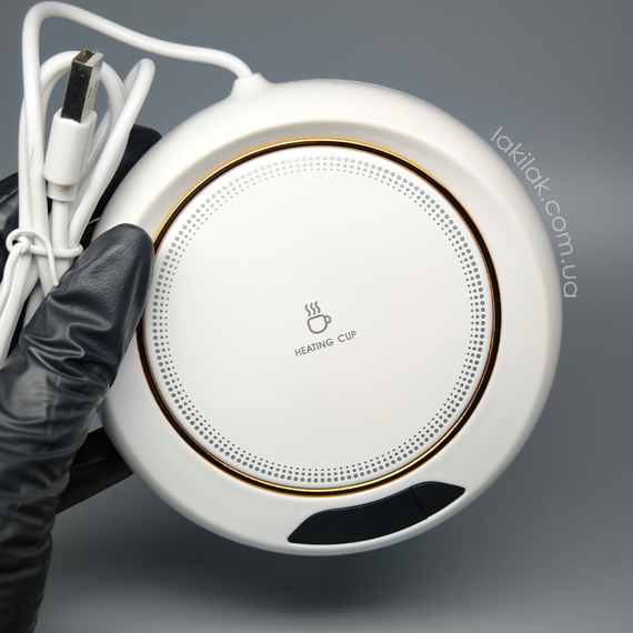 Подогреватель для разогрева геля и других материалов М308 (55-75°C), работает от USB, белый | Зображення 1