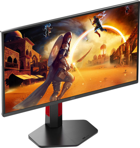 Монiтор 24.5" AOC Q25G4SR Black/Red | Зображення 1
