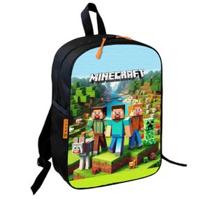 Рюкзак шкільний дитячий 36х27см Майнкрафт Кріпер «Minecraft» з принтом для хлопчика (00610)