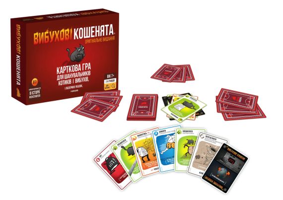 Настільна гра Вибухові кошенята: Оригінальне видання (Exploding Kittens: Original) | Зображення 1