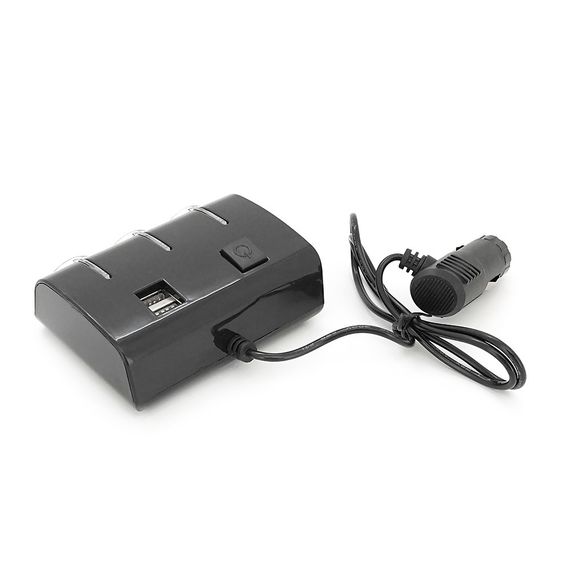 АЗУ разветвитель WEIFENG,12V-3x12V + 2 * USB,Black,Blister | Зображення 2