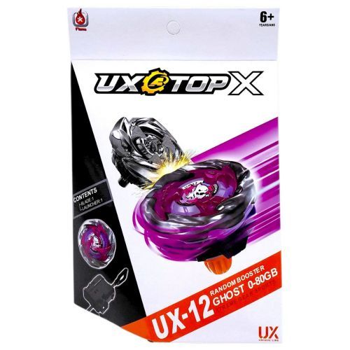 Гра запускалка "Beyblade/Бейблейд" UX-12B, металева накладка, в коробці (6990222245706)