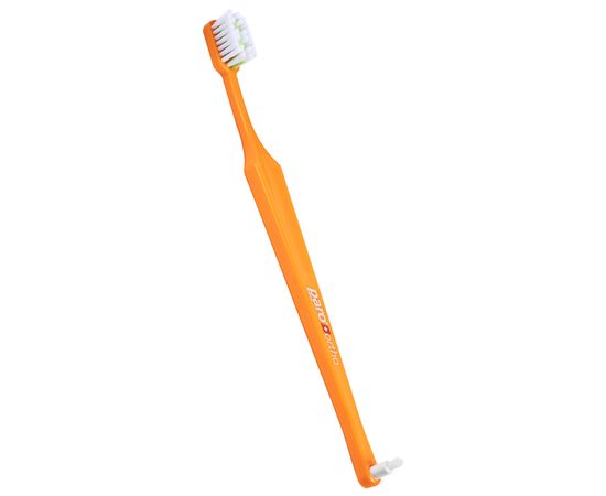 Ортодонтична зубна щітка paro® ORTHO BRUSH м’яка, з монопучковою насадкою, помаранчева