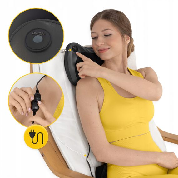 Подушка-масажер 4FIZJO Shiatsu Pro+ 4FJ0562 Black (P-5907739319159) | Зображення 5