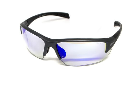 Окуляри фотохромні (захисні) Global Vision Hercules-7 Photochromic Anti-Fog (G-Tech™ blue), фотохромні дзеркальні сині | Зображення 1