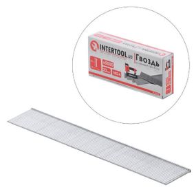 Цвях для степлера PT-1603, PT-1612, 22 мм (18GA), 1.0*1.25 мм, 5000 шт./пач. INTERTOOL PT-86221