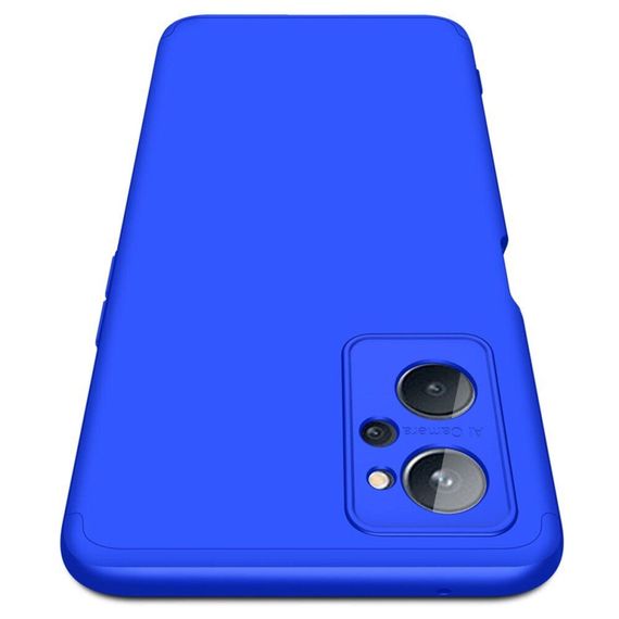 Чохол GKK 360 градусів для Oppo A76 / Realme 9i колір Синій | Зображення 2
