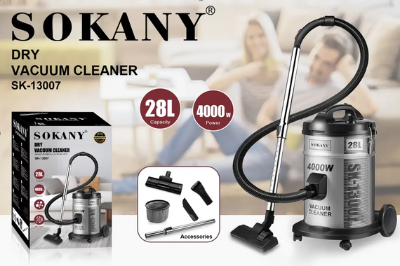 Пилосос Sokany SK-13007 потужний 4000 Вт професійний | Зображення 9