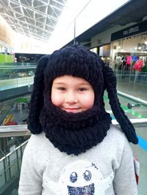 Шапка-балаклава чорна