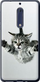 Чехол на Nokia 5 Летящий котёнок "2322u-804-17620"