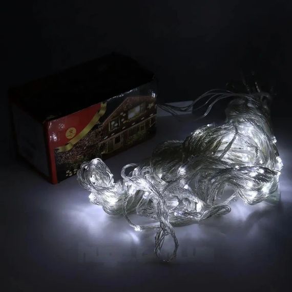 Світлодіодна гірлянда-штора Сіточка 2х2м, 240 LED, білий теплий XPRO (234564364_429) | Зображення 8