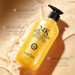 Гель для душу з 24-каратним золотом Sadoer 24K, 550 мл