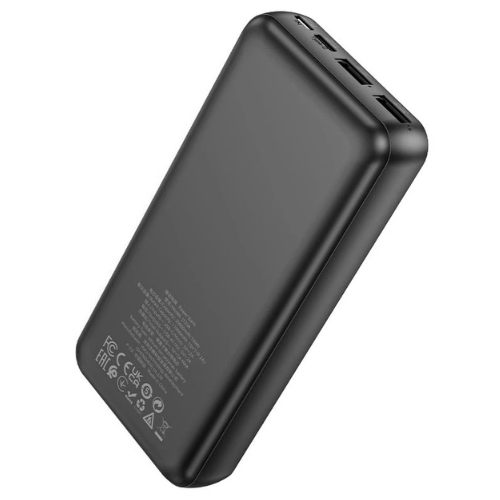 Павербанк 20000 mAh Hoco J123A чорний | Зображення 3