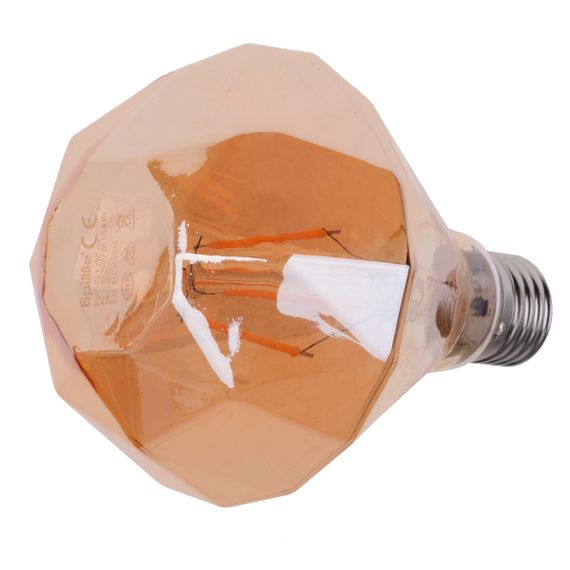 Лампа светодиодная LED 6W E27 COG WW PZ95 Amber 220V | Зображення 3