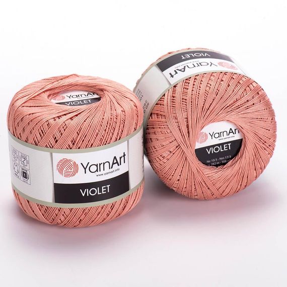 Пряжа YarnArt Violet номер кольору 4105 бавовна пряжа ярнарт віолет