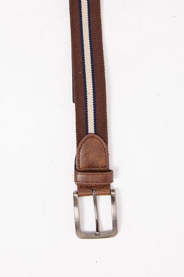 Класичний ремінь унісекс, коричневого кольору, 196R40T1W1 | Зображення 2