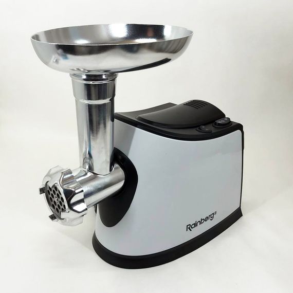 Электромясорубка с соковыжималкой Rainberg RB-674 3000W, электромясорубка для шинковки, мощная мясорубка | Зображення 3