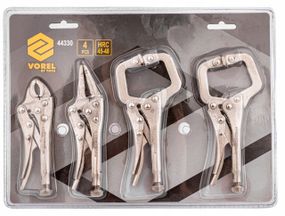 Набір кліщі затискні для зварювальних робіт 4 штуки VOREL-44330