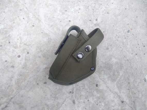 Кобура для пістолета Макарова ПМ поясна із чохлом під магазин Лівостороня oxford Оліва хакі 0011608 ms | Зображення 2