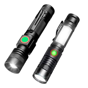 Светодиодный фонарь светильник BL-502 T6+COB, АКБ 18650, zoom, ЗУ micro USB