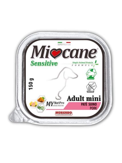 Корм Morando Miocane Sensitive Monoprotein Prosciutto вологий з прошутто для дорослих собак 150 гр