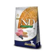 Низькозерновий сухий корм для цуценят дрібних порід Farmina з ягнятком та чорницею. 7 кг