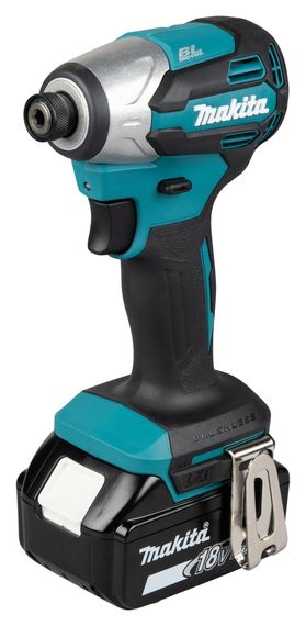 Винтоверт импульсный аккумуляторный Makita DTD158Z (170 Нм, 1/4", BL, LXT, без аккумуляторов и зарядного устройства) | Зображення 1