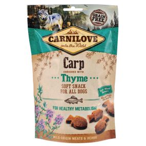 Carnilove Dog Soft Snack ласощі для собак з коропом і чебрецем, 200 гр