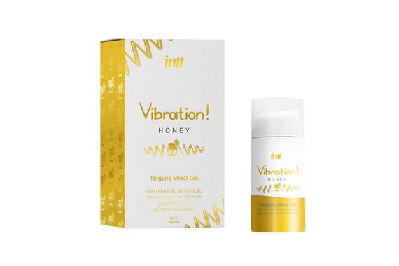 РІдкий вібратор Intt Vibration HONEY з ароматом меду 15мл Sex Aura